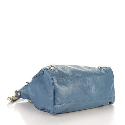 Balenciaga Agneau Giant 12 Gold Hardware Velo Bleu Persan 4 of 8
