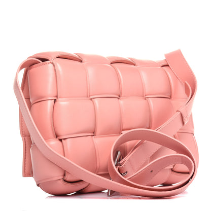Bottega Veneta Nappa Maxi Intreccio Padded Cassette Crossbody Bag Peachy 3 of 16