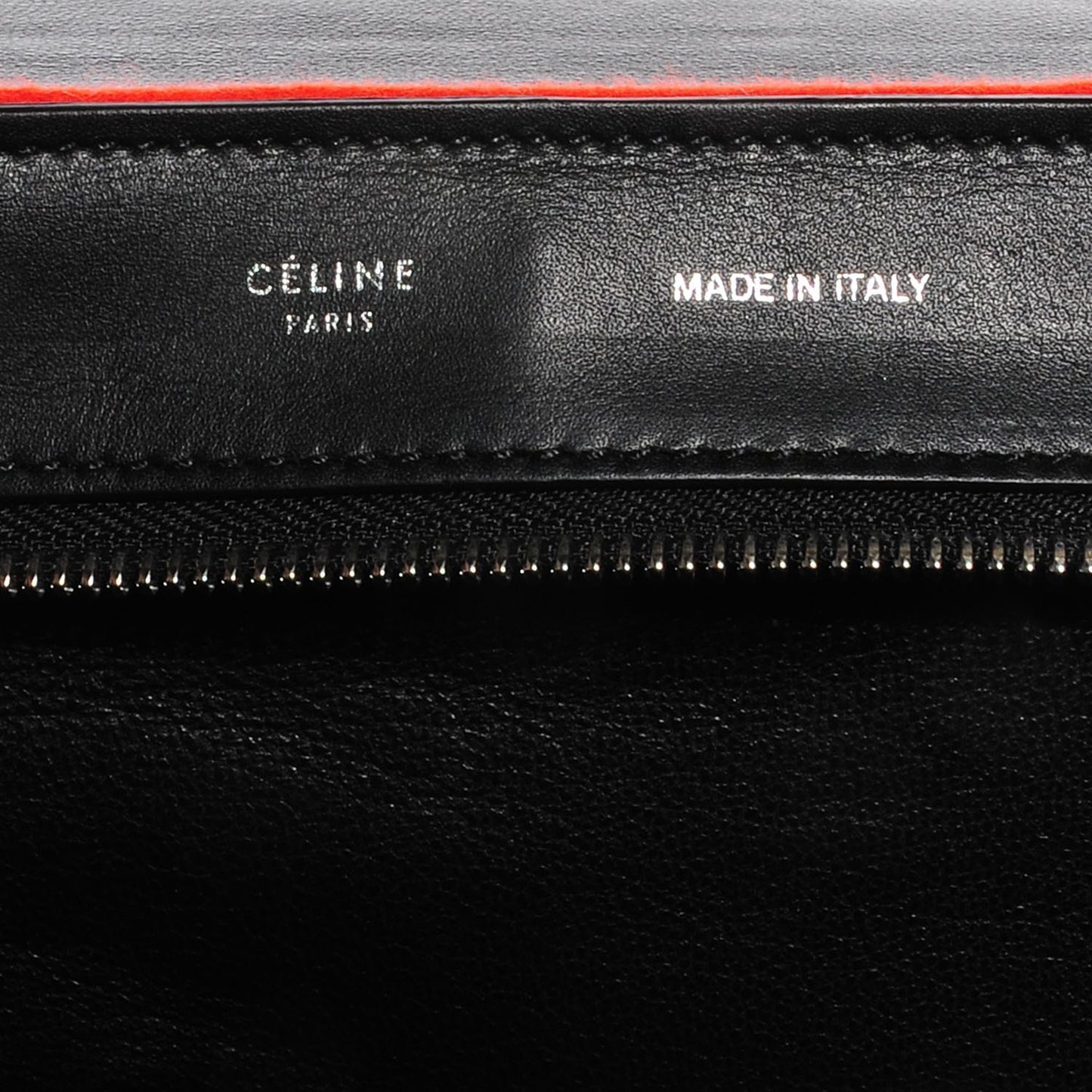 Calfskin Wool Colorblock Medium Trapeze Tri-Color