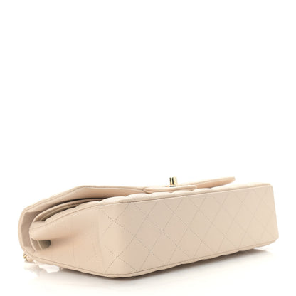 Chanel Caviar Quilted Medium Double Flap Light Beige 3 of 8