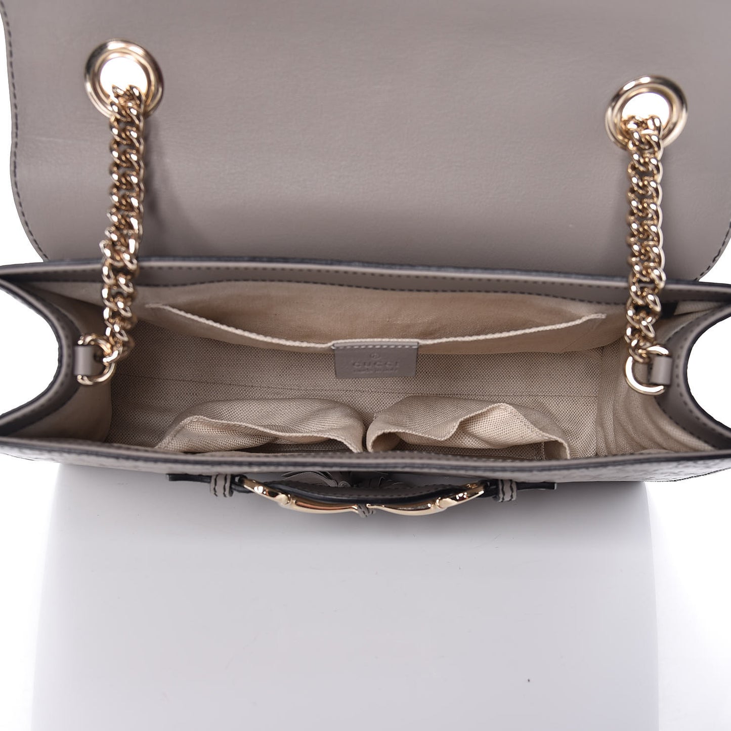 Soft Guccissima Medium Emily Chain Shoulder Bag Storm Grey