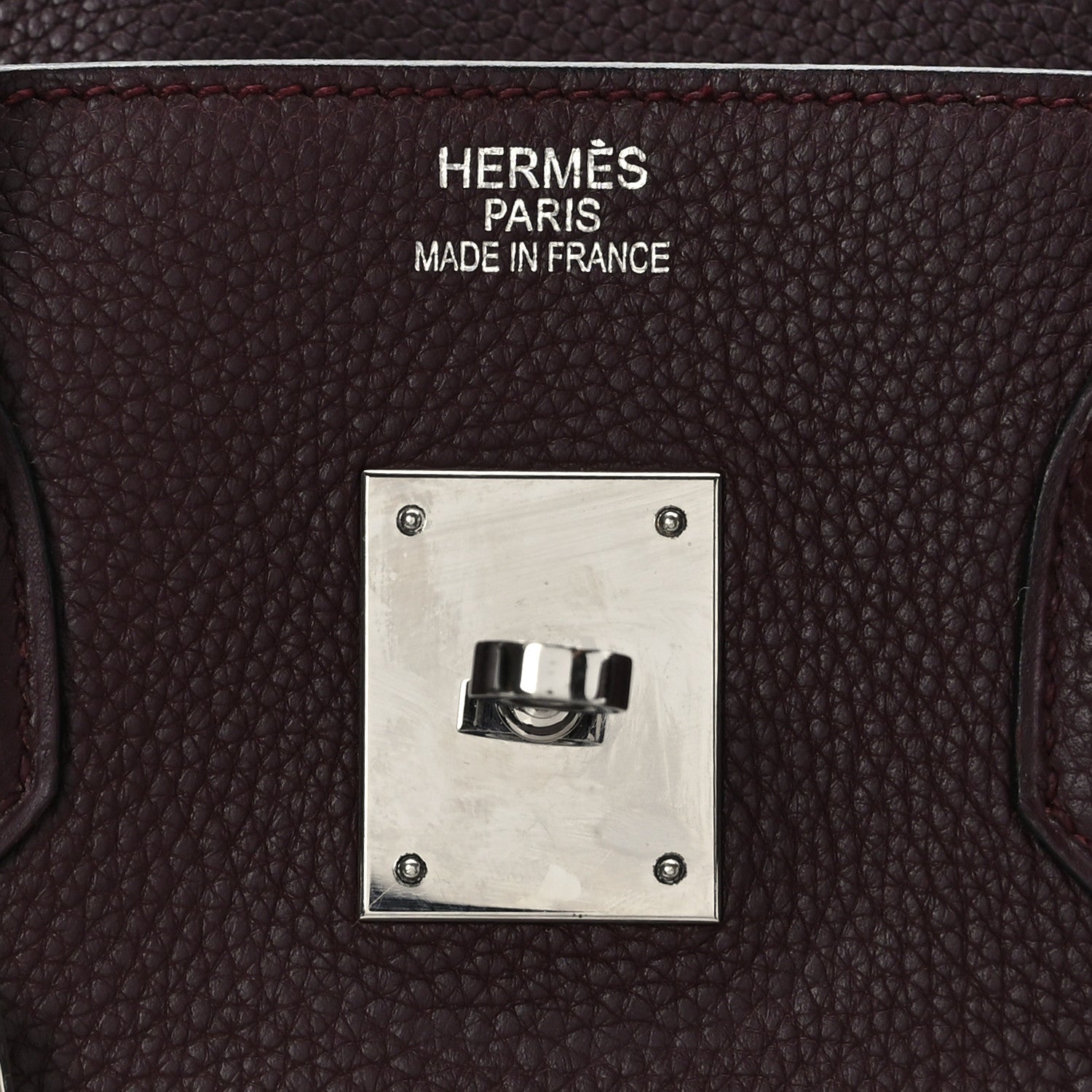 Hermes Taurillon Clemence BIRKIN 35 Prune 7 of 11