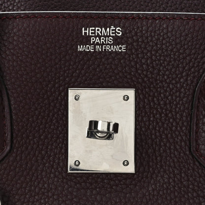 Hermes Taurillon Clemence BIRKIN 35 Prune 7 of 11