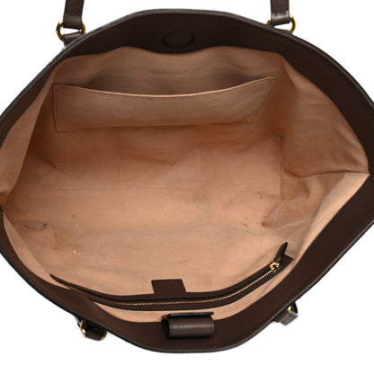 Gucci GG Supreme Monogram Medium Ophidia Shopping Tote Brown 5 of 14