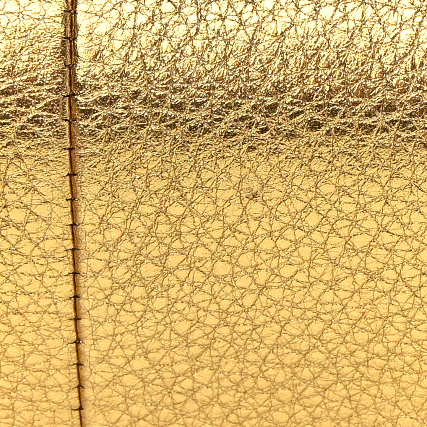 Metallic Grained Calfskin Mini Betty Satchel Gold