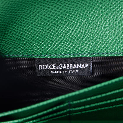 Dolce & Gabbana Dauphine Continental Flap Wallet Verde 6 of 8