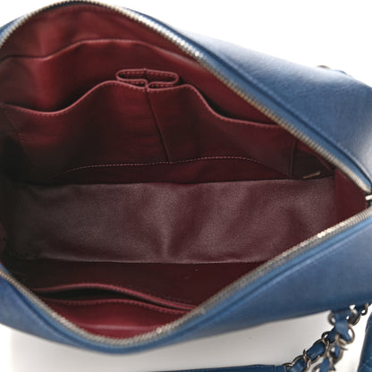 Chanel Caviar Lambskin Quilted Coco Break Camera Case Navy Blue 7 of 13