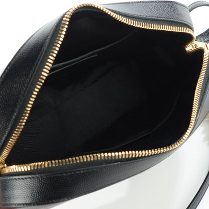 Saint Laurent Grain De Poudre Medium Classic Monogram Camera Bag Black 5 of 8