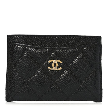 Chanel Caviar Quilted Card Holder Black 1 of 8