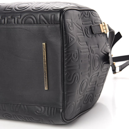 Louis Vuitton Calfskin Embossed Speedy Cube 30 Black 11 of 12