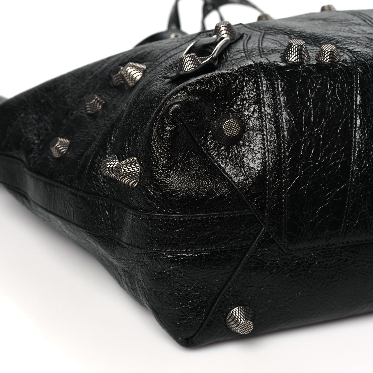 Balenciaga Agneau Arena Large Le Cagole Carry All Bag Black 10 of 11