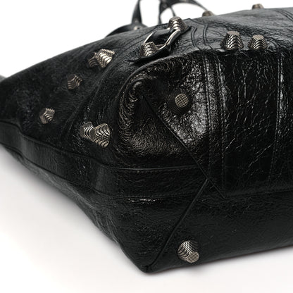 Balenciaga Agneau Arena Large Le Cagole Carry All Bag Black 10 of 11