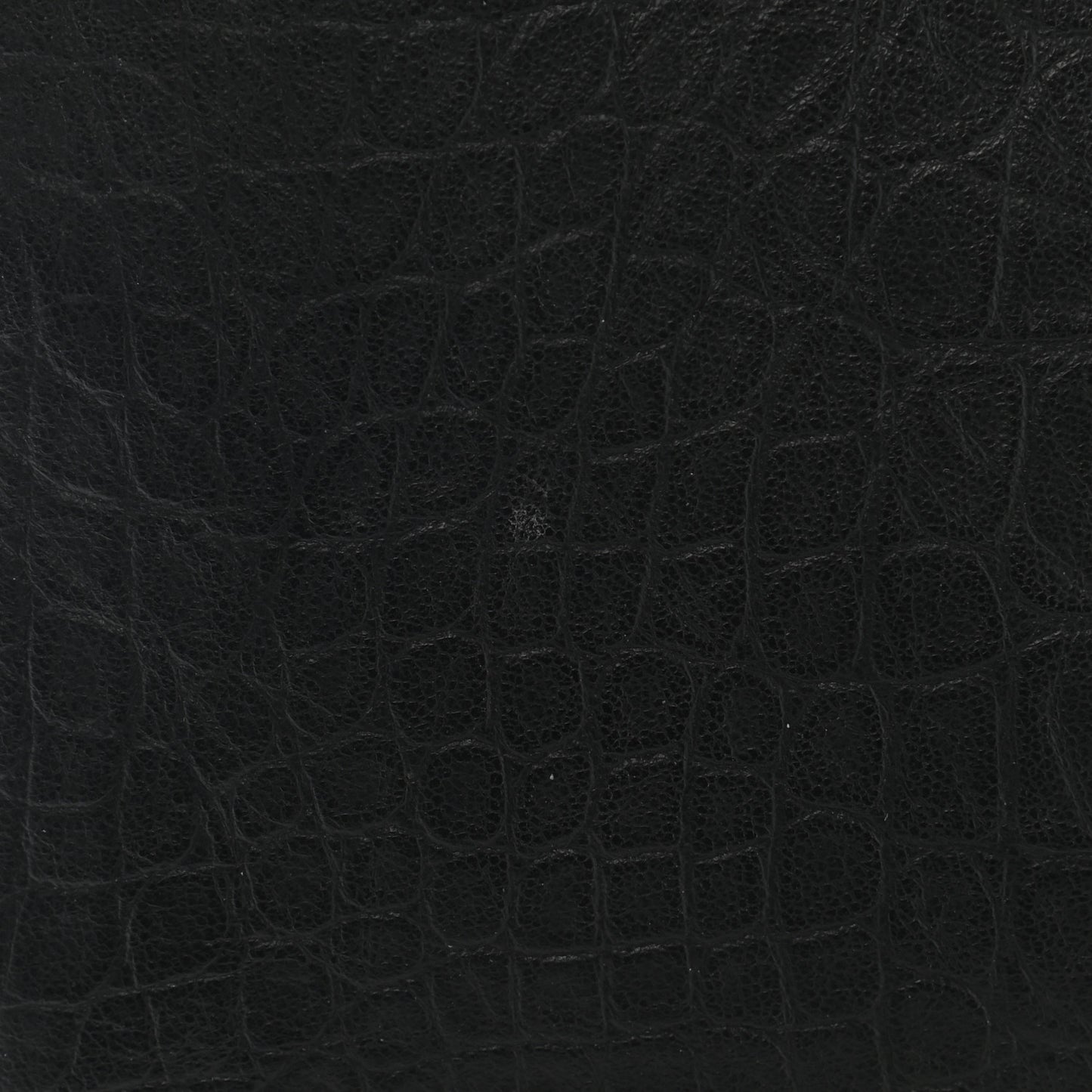 Calfskin Crocodile Embossed Tablet Pouch Black