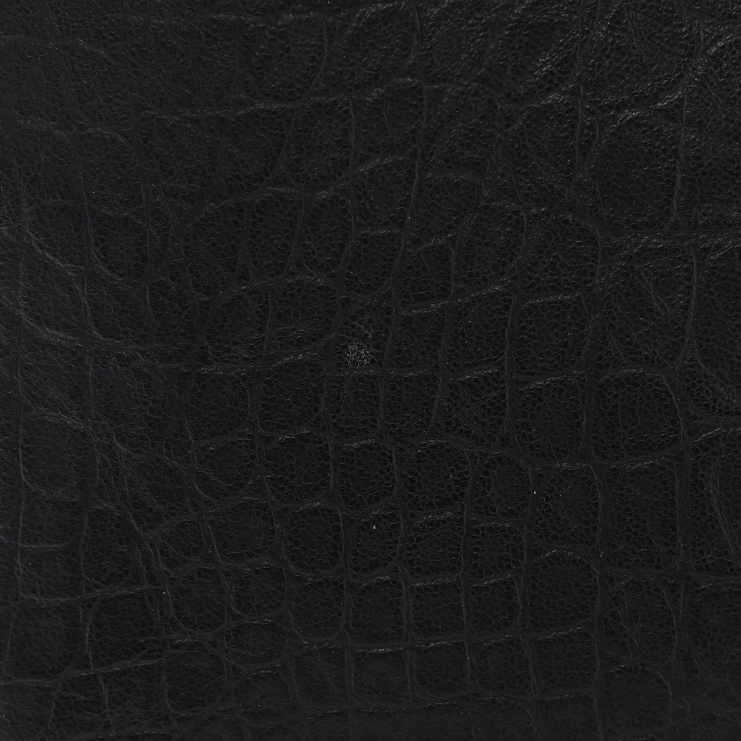 Saint Laurent Calfskin Crocodile Embossed Tablet Pouch Black 10 of 10
