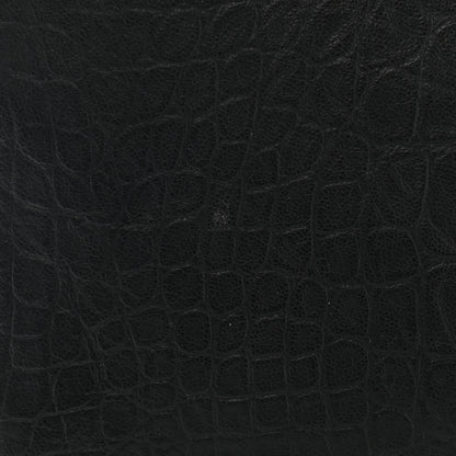 Saint Laurent Calfskin Crocodile Embossed Tablet Pouch Black 10 of 10