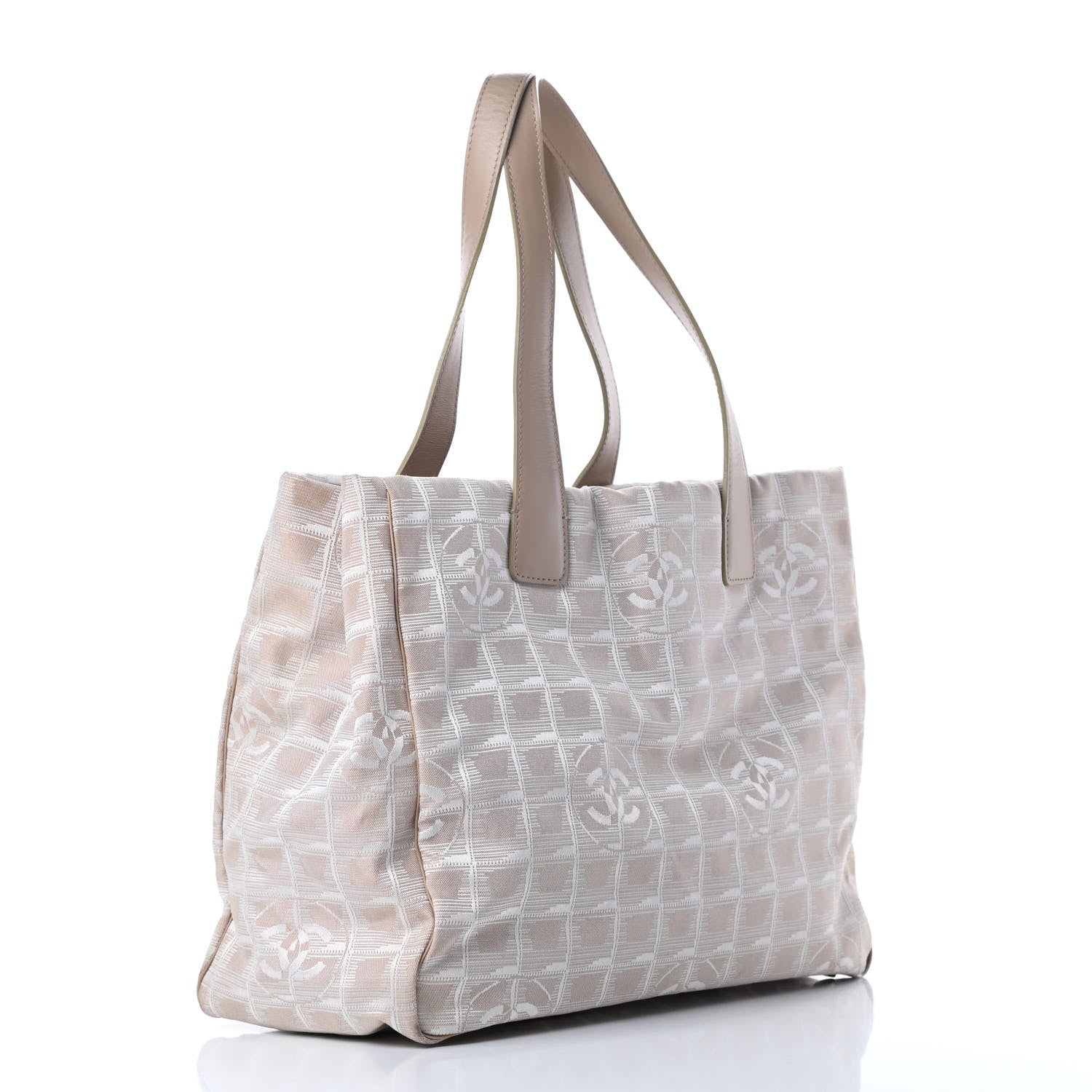 Chanel Nylon Medium Travel Tote Beige 3 of 15
