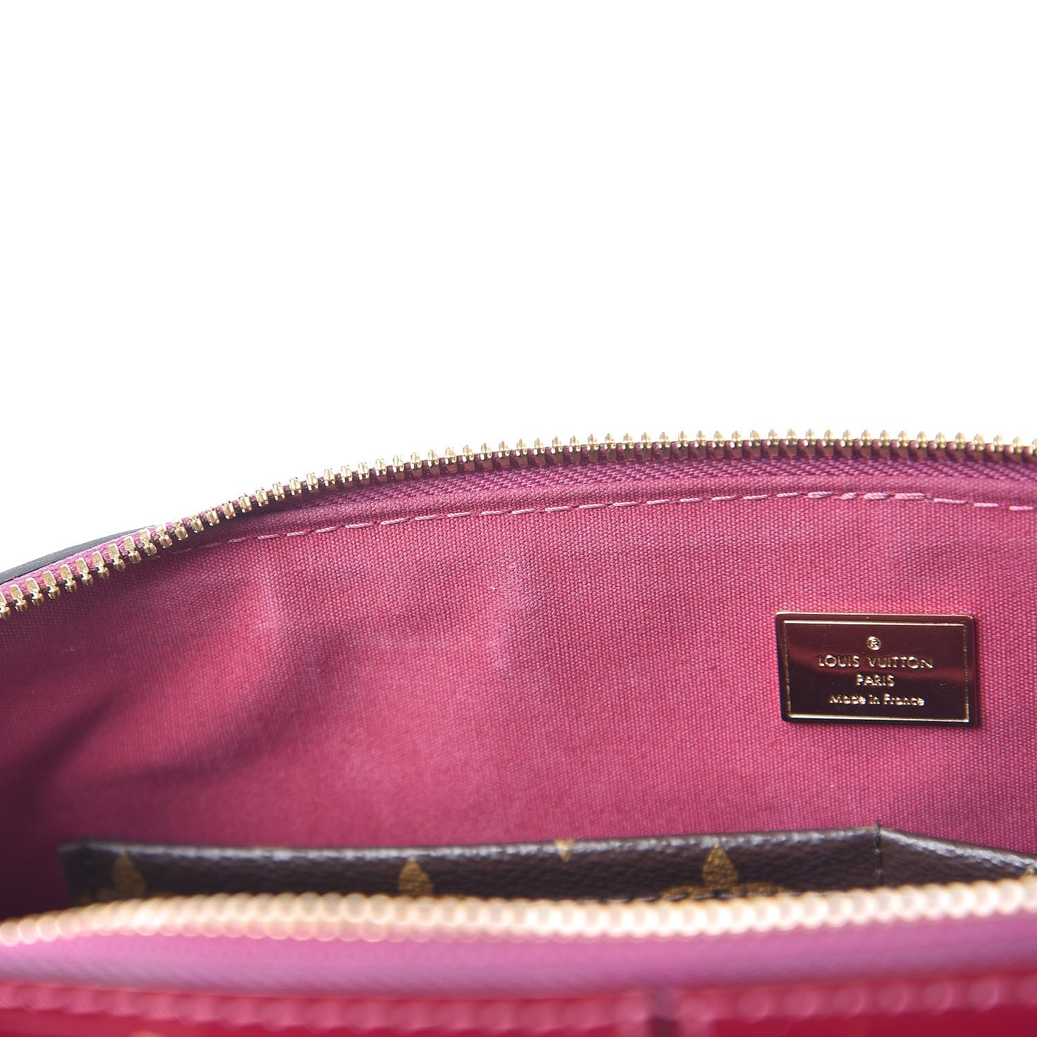 Louis Vuitton Patent Calfskin Miroir Tote Magenta 16 of 19