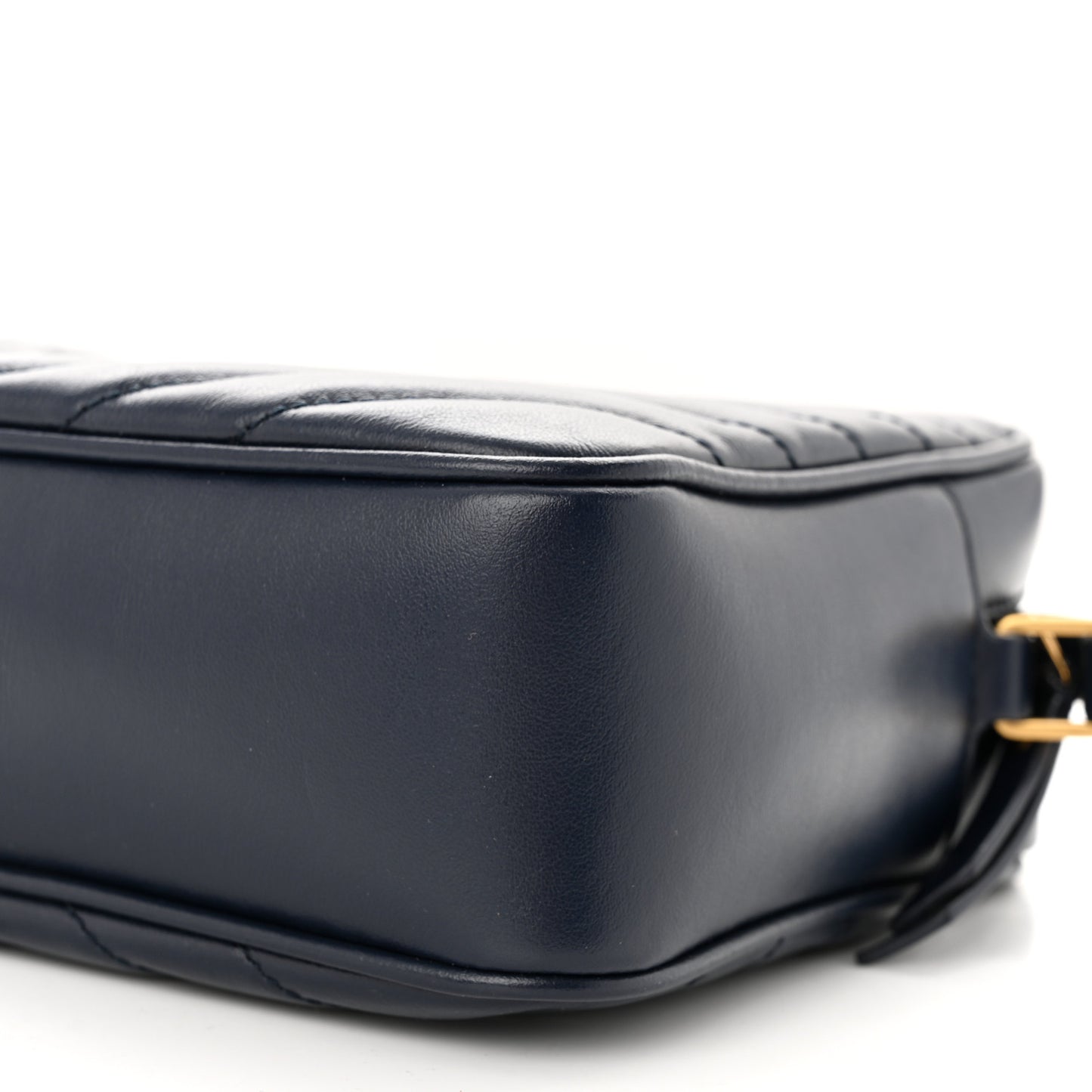 Calfskin Matelasse Monogram Lou Camera Bag Navy