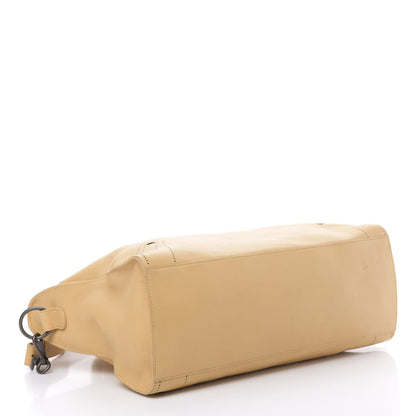 Balenciaga Calfskin Blackout Hardware Perforated City Beige Ocre 4 of 18