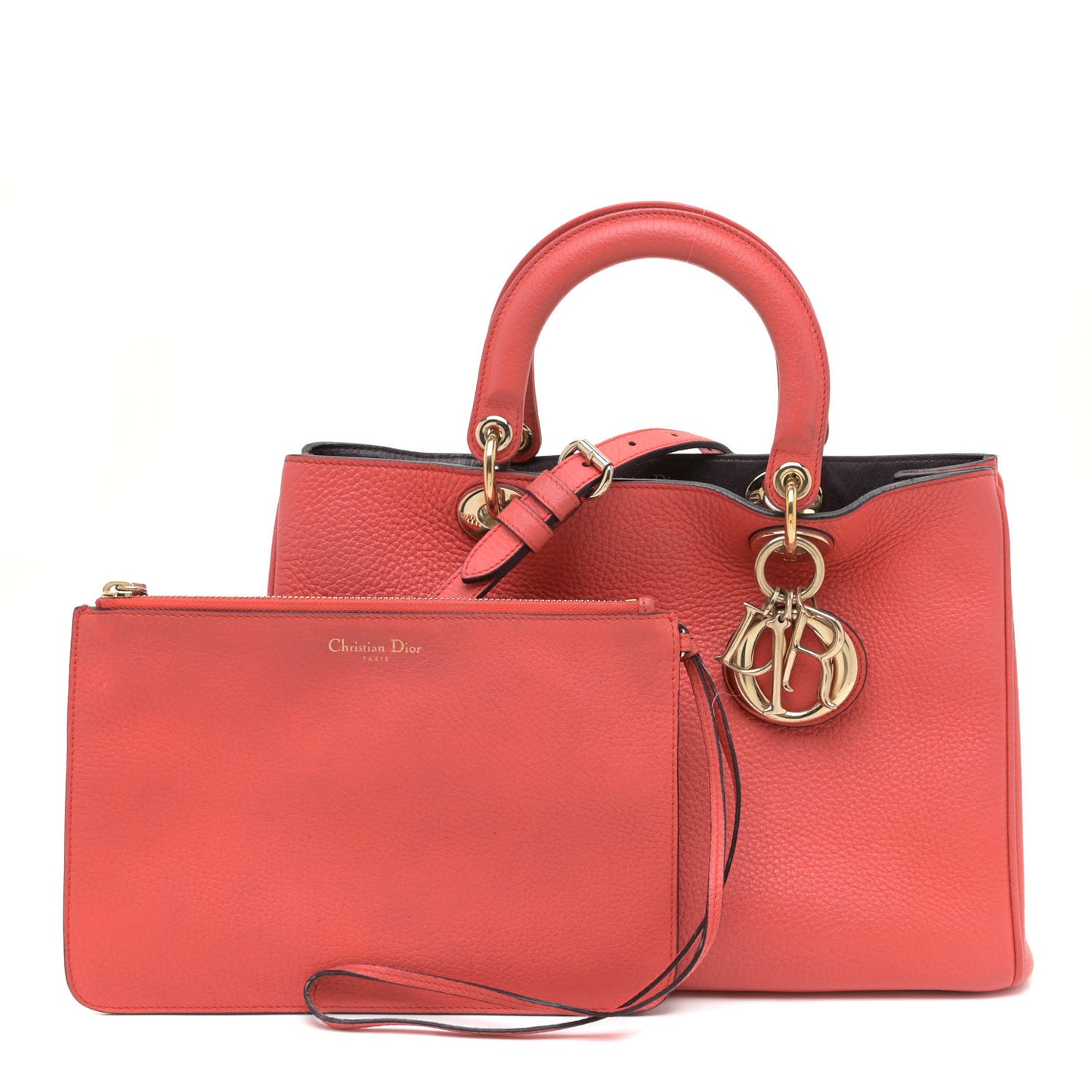 Bullcalf Medium Diorissimo Tote True Red