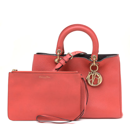 Christian Dior Bullcalf Medium Diorissimo Tote True Red 1 of 13