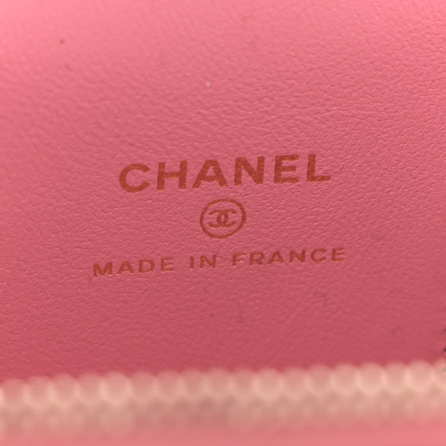 Chanel Lambskin Quilted Top Handle Mini Vanity Case With Chain Pink 6 of 11