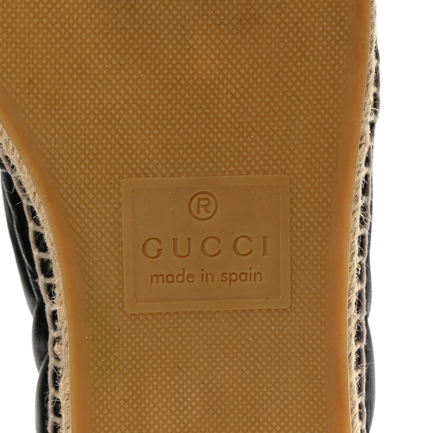 Gucci Nappa Matelasse GG Marmont Espadrilles 38.5 Black 7 of 10