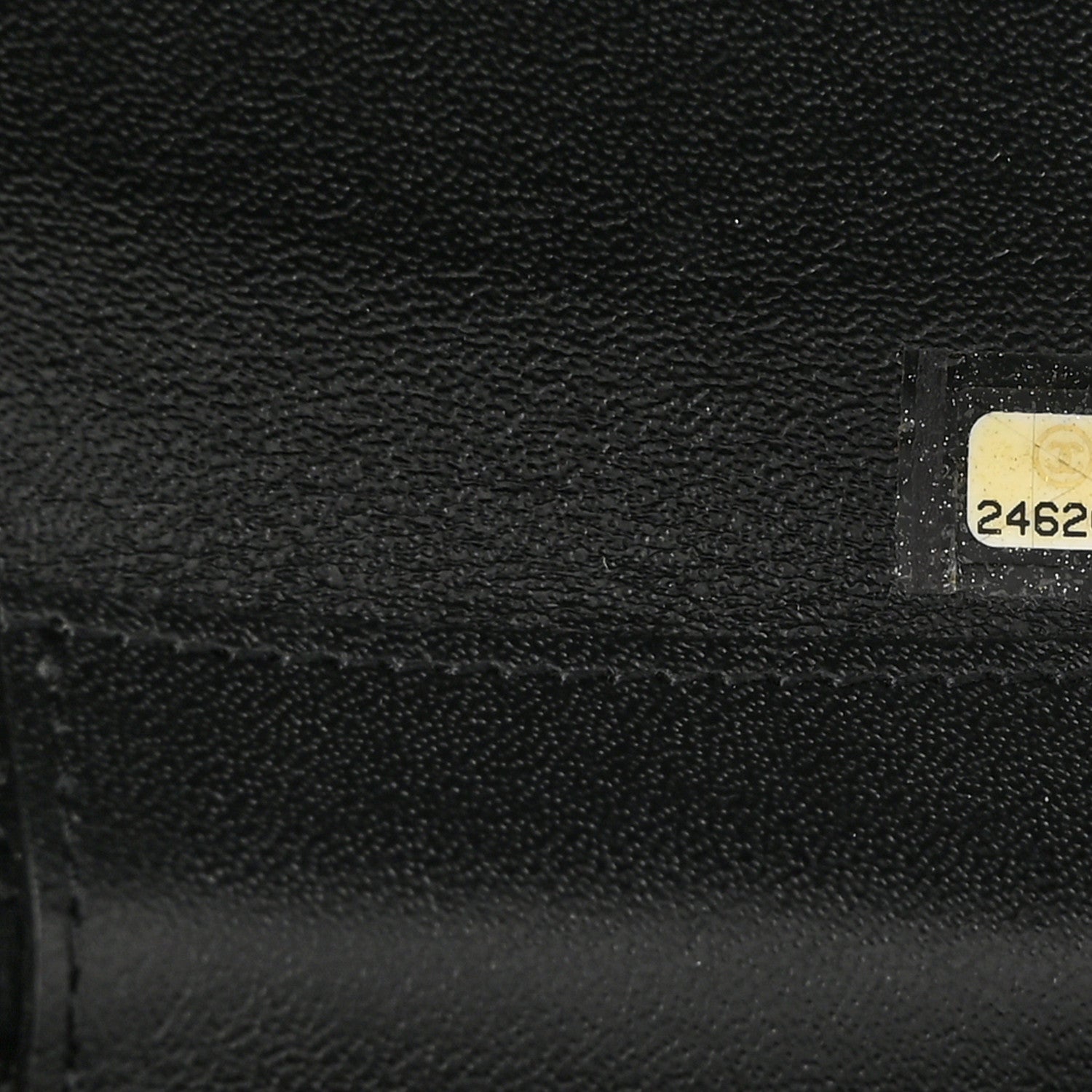 Chanel Lambskin Embroidered Chevron Quilted La Pausa Tassel Clutch Black 7 of 10