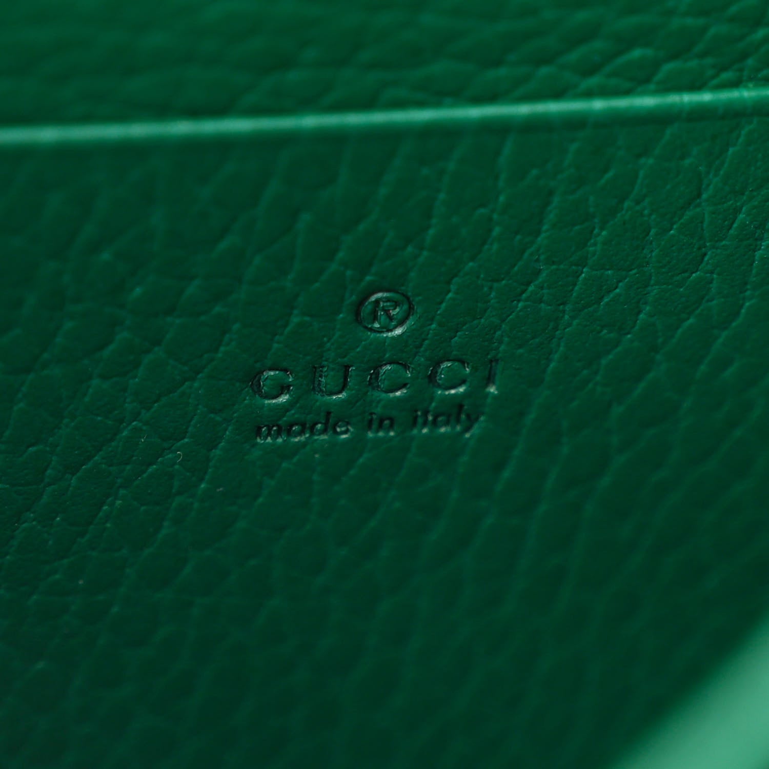 Gucci Calfskin Mini Dionysus Chain Wallet Emerald 7 of 14