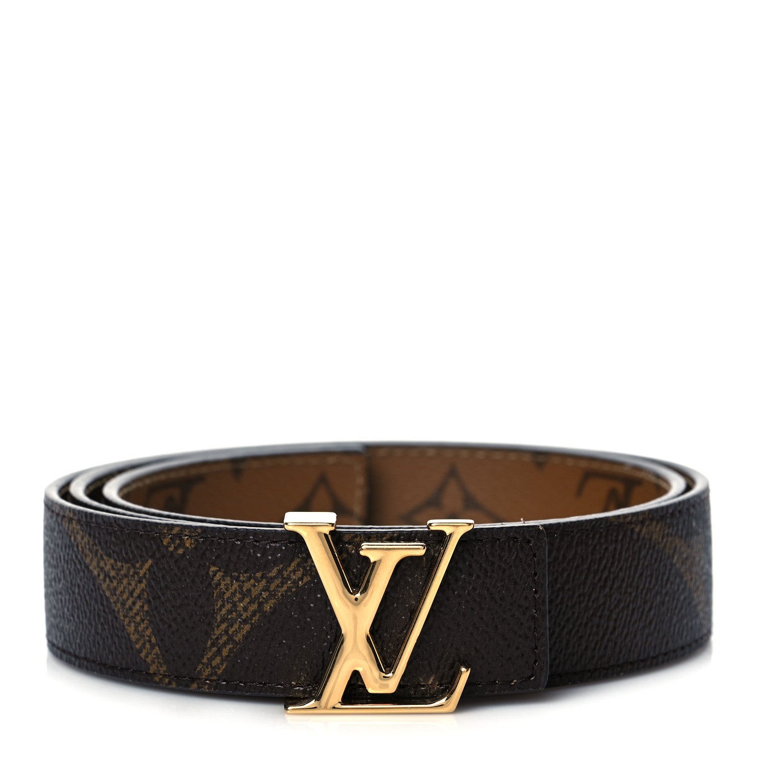 Louis Vuitton Giant Monogram 30mm LV Iconic Reversible Belt 85 34 1 of 7
