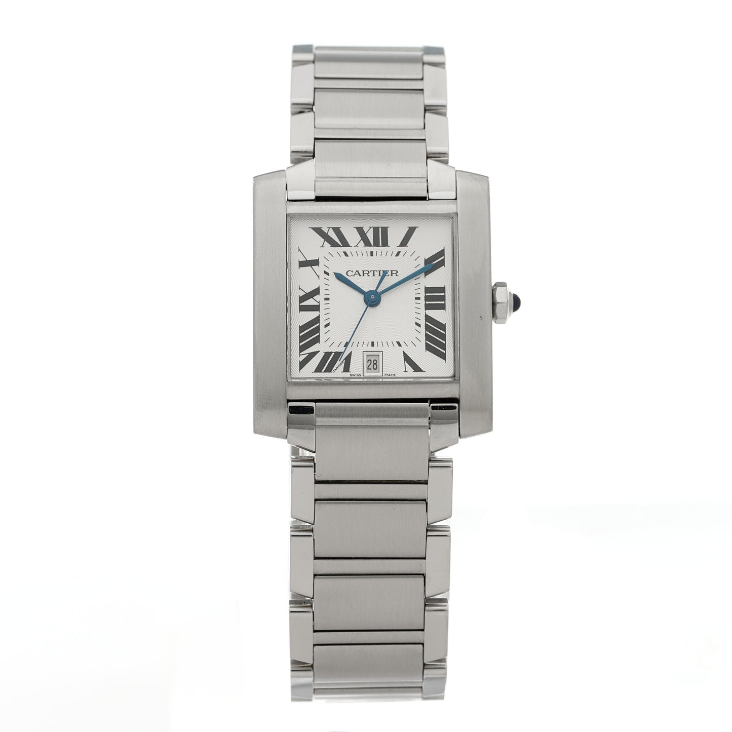 Stainless Steel 28mm Tank Francaise Automatic Watch
