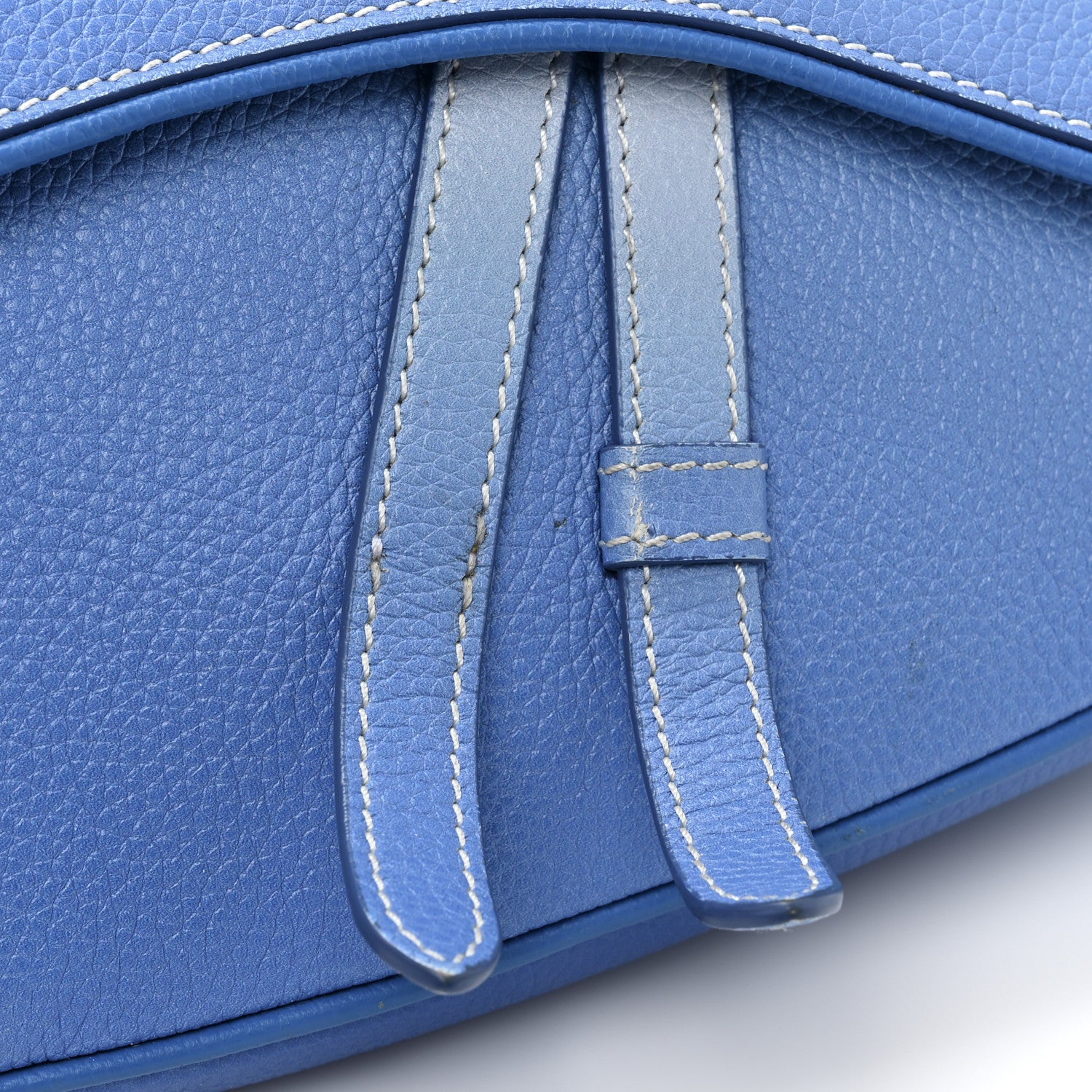 Christian Dior X DANIEL ARSHAM Grained Calfskin Gradient Saddle Bag Blue 11 of 13