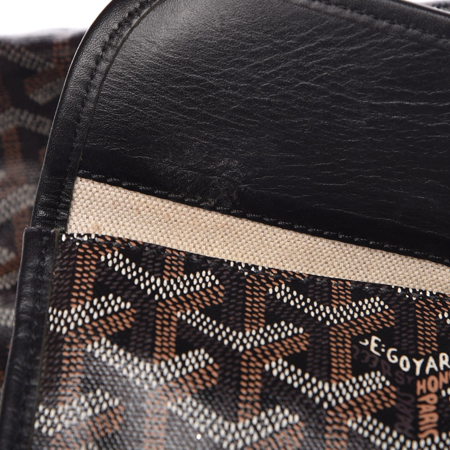 Goyardine Saint Louis PM Black