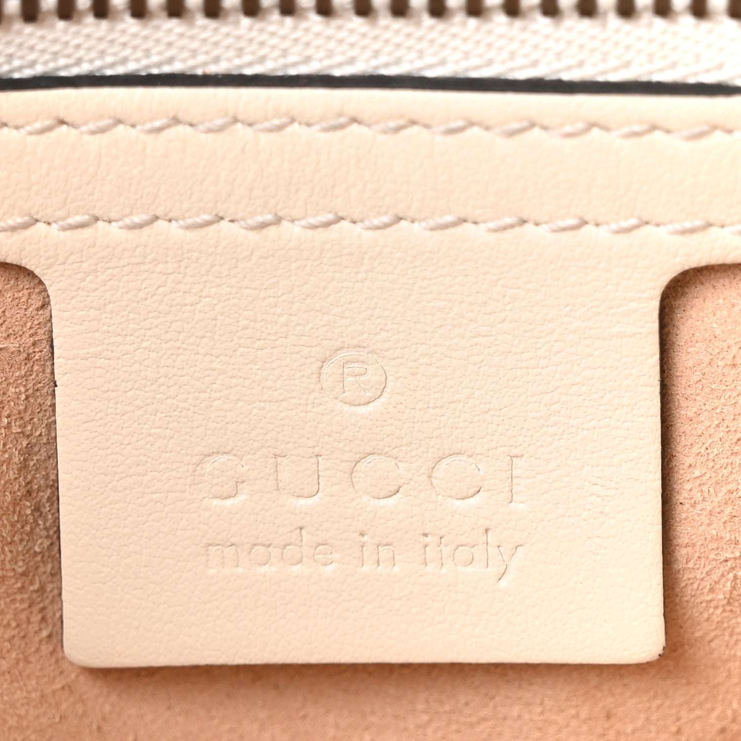Gucci Calfskin Matelasse Small GG Marmont Top Handle Shoulder Bag White 6 of 10