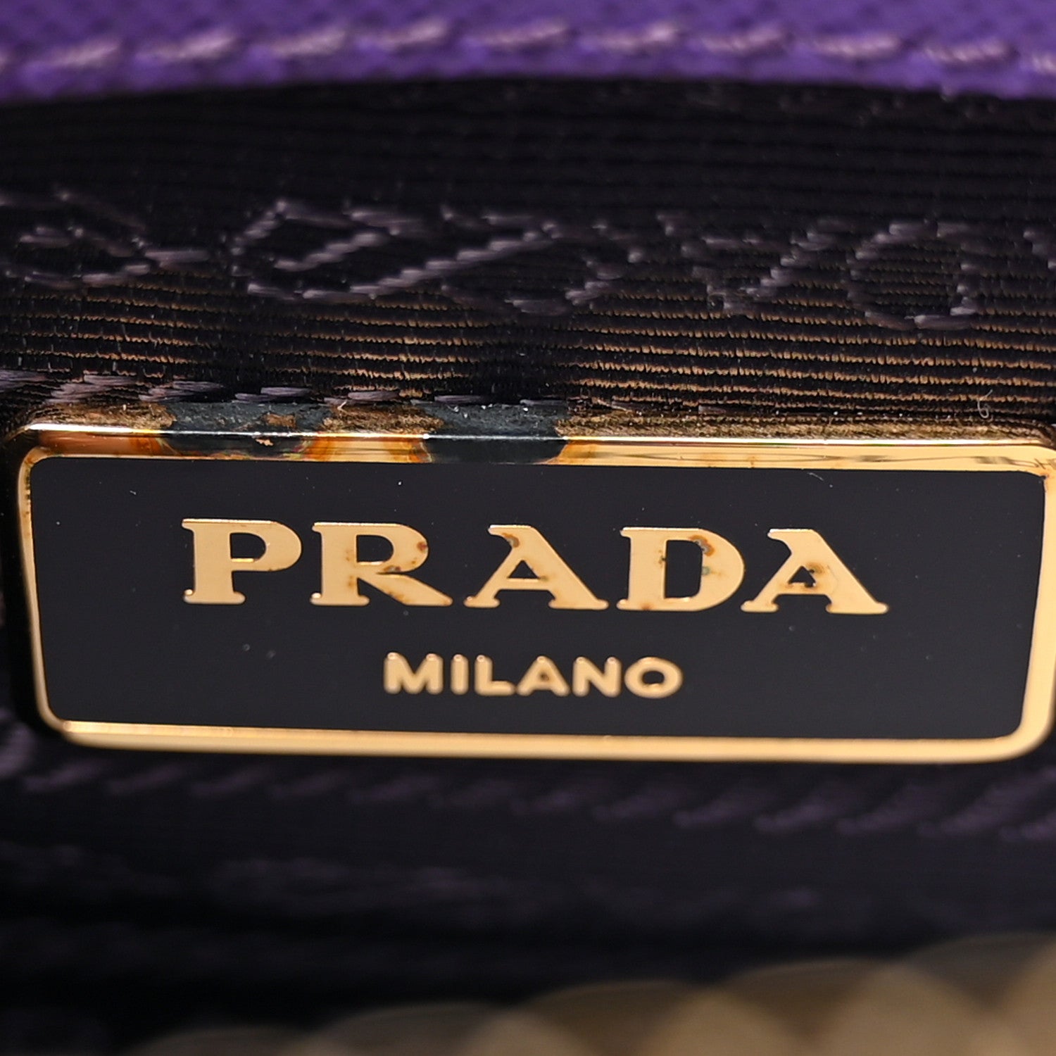 Prada Saffiano Lux Small Promenade Tote Viola 6 of 11