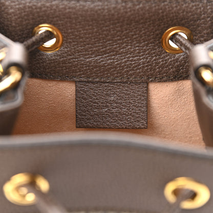 Gucci GG Supreme Monogram Web Mini Ophidia Bucket Bag Brown 8 of 11