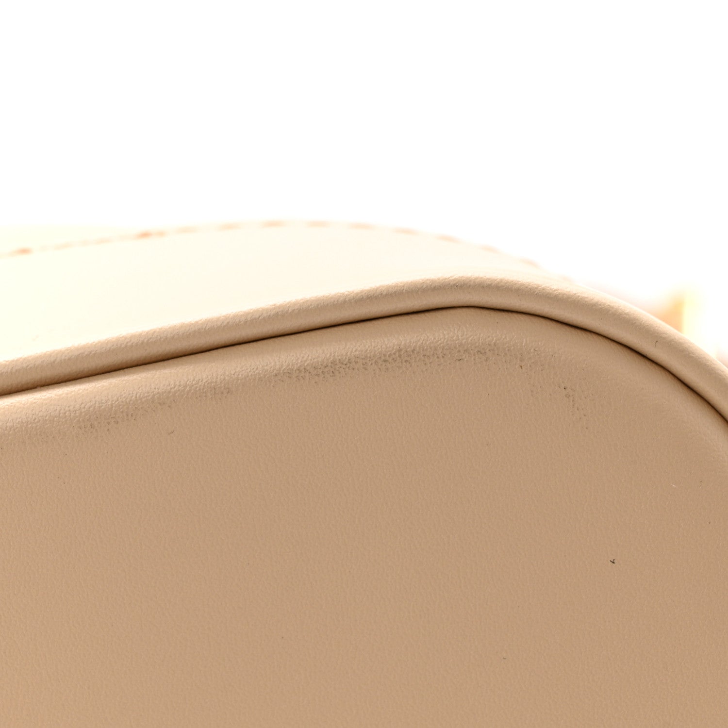 Louis Vuitton Calfskin Monogram Cutout Petit Noe Neutral 11 of 12