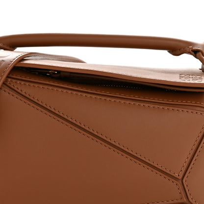 Loewe Satin Calfskin Mini Puzzle Bag Pecan 8 of 12