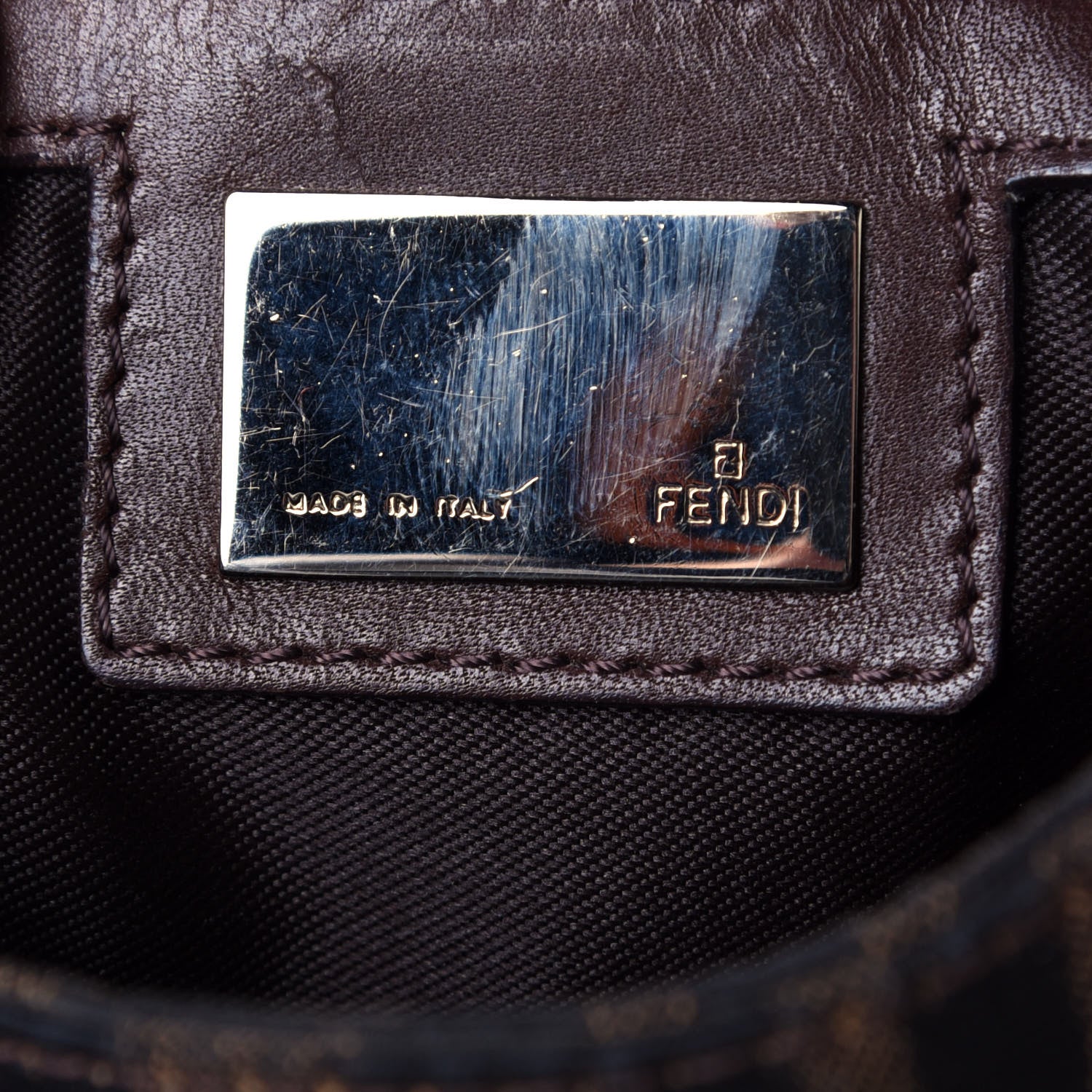Fendi Zucca Baguette Tobacco 10 of 21