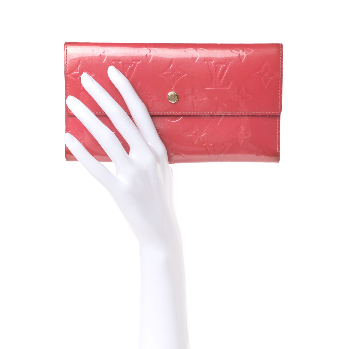 Vernis Porte Tresor International Wallet Framboise