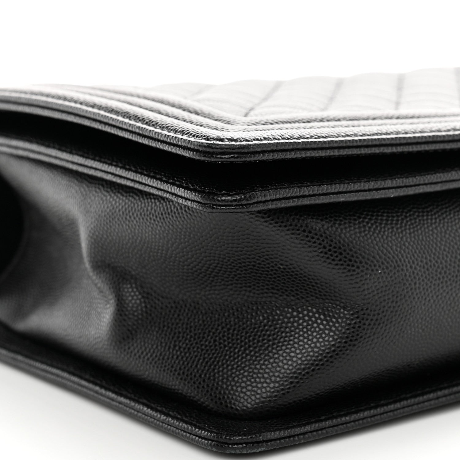 Chanel Caviar Quilted New Medium Boy Flap Black 9 of 10