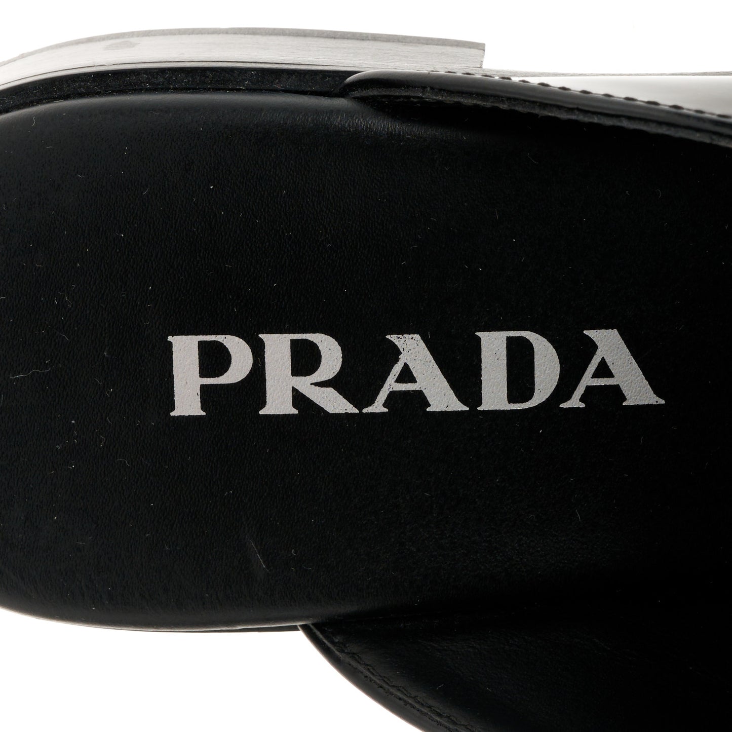 Spazzolato Triangle 40mm Loafer Mules 37.5 Black