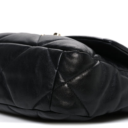 Chanel Lambskin Quilted Medium Chanel 19 Flap Black 10 of 10