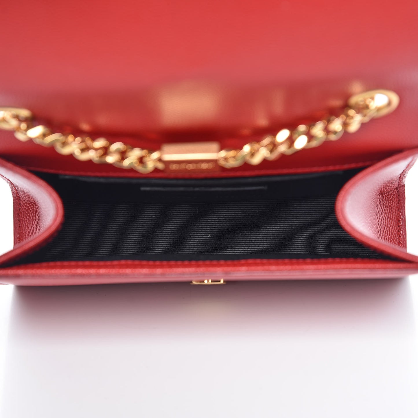 Grain De Poudre Small Monogram Kate Satchel Red