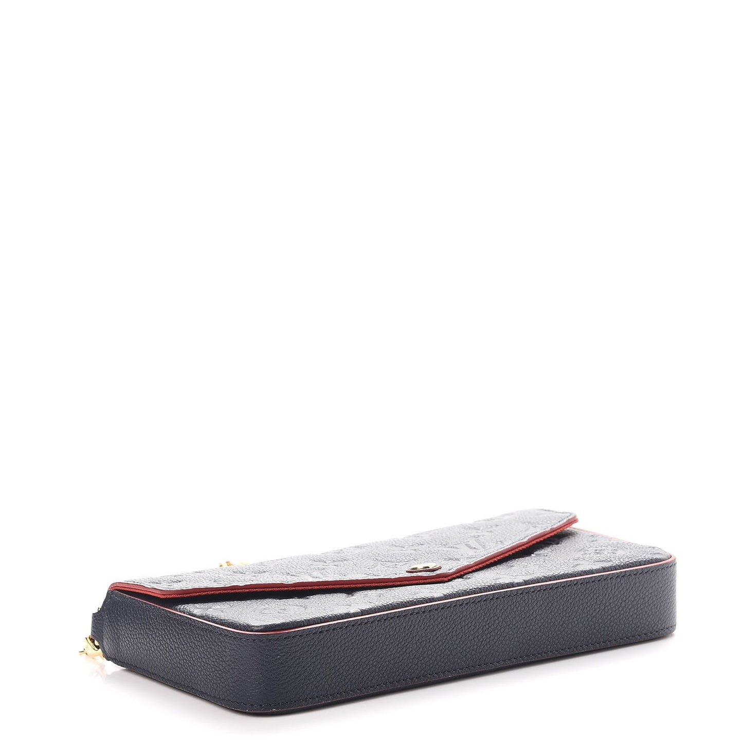 Empreinte Pochette Felicie Chain Wallet Marine Rouge