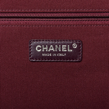 Chanel Vinyl Calfskin Quilted Trolley Rolling Luggage Black 5 of 8