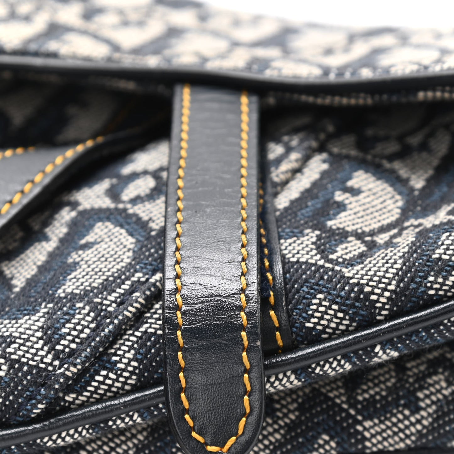 Monogram Saddle Bag Blue