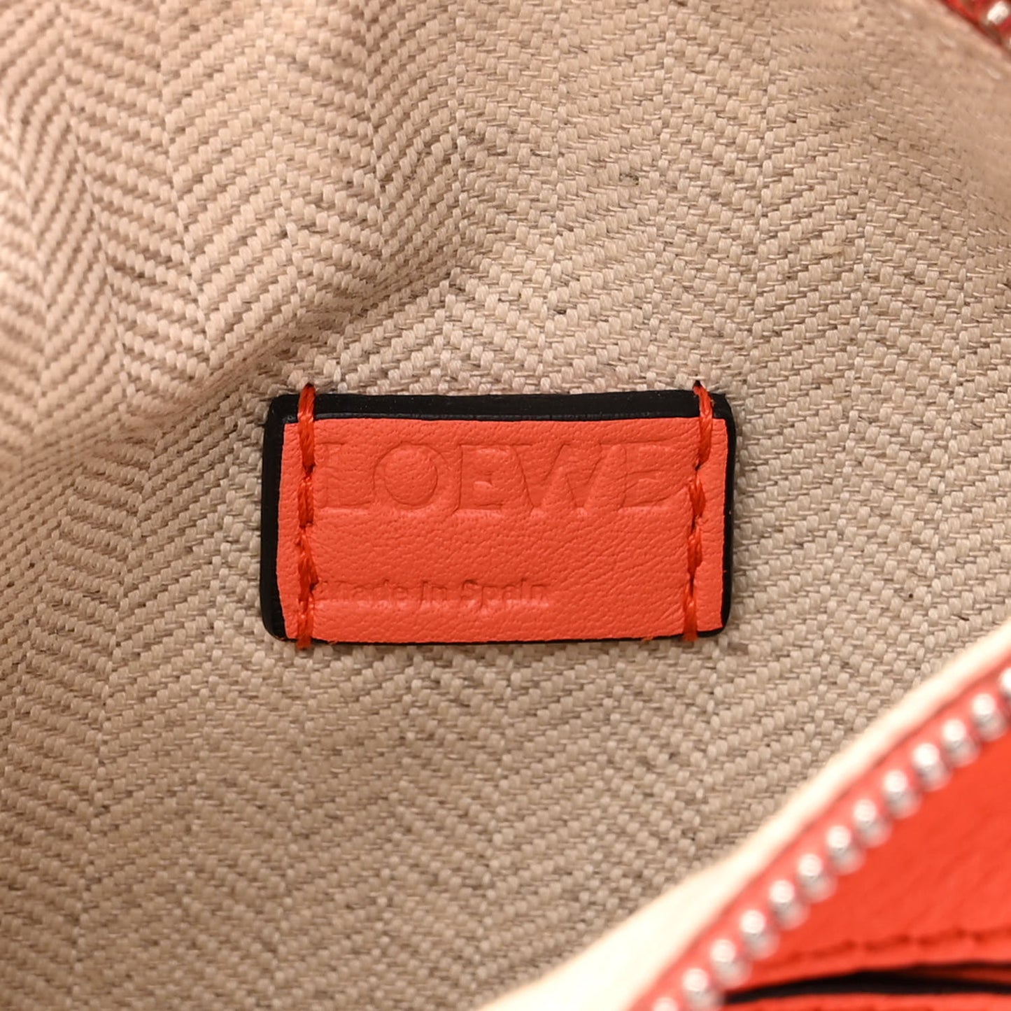 Calfskin Mini Puzzle Bag Orange