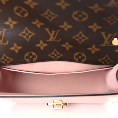 Louis Vuitton Patent Calfskin Monogram Cherrywood BB Rose Ballerine 5 of 8