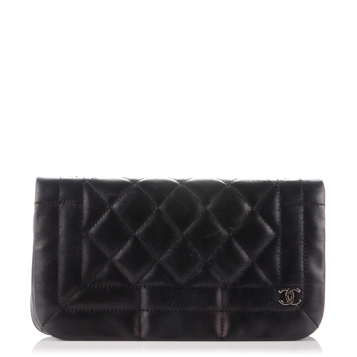 Chanel Lambskin Quilted Shoulder Flap Black 1 of 7